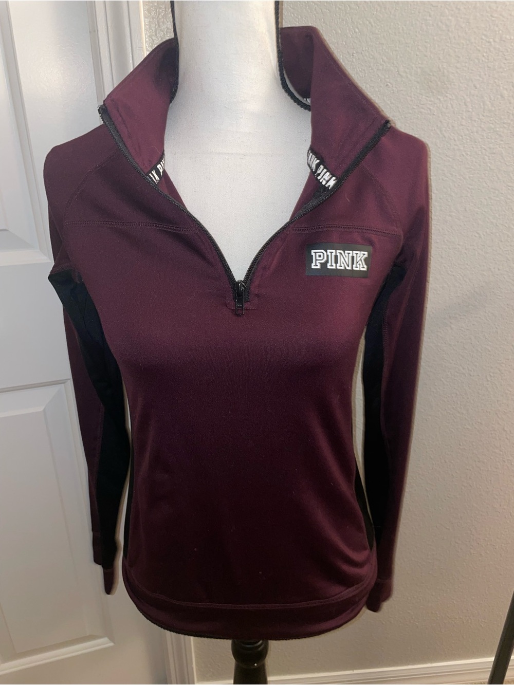 PINK Victoria's Secret by Victoria's Secret Half-Zip Pullover